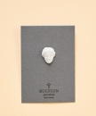 Фото 2 Броши из Фарфора "BULYGIN" Венера белая\чёрная